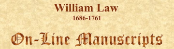 William Law's later writings